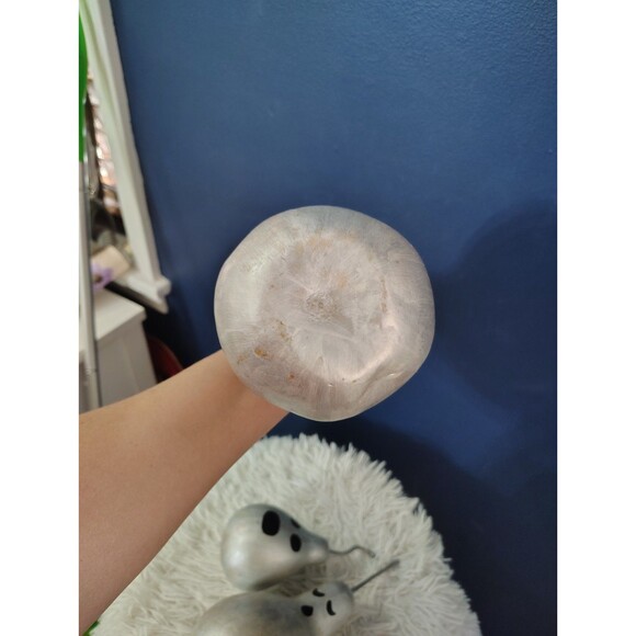 Set of 3 Folk Halloween ghost Face Painted  Gourd Faces - Picture 7 of 7